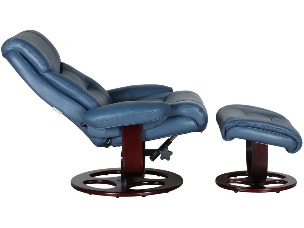 Dawson Pedestal Reclining Chair & Ottoman - image 2