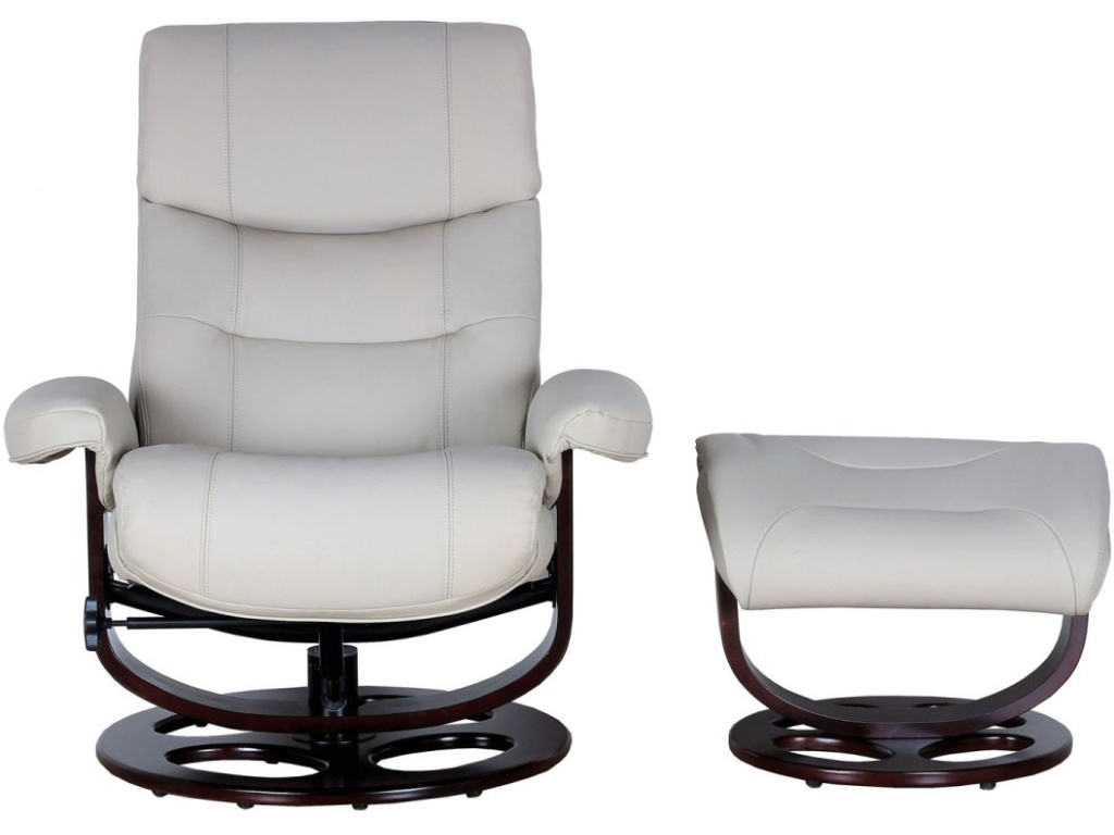 Dawson Pedestal Reclining Chair & Ottoman - image 3