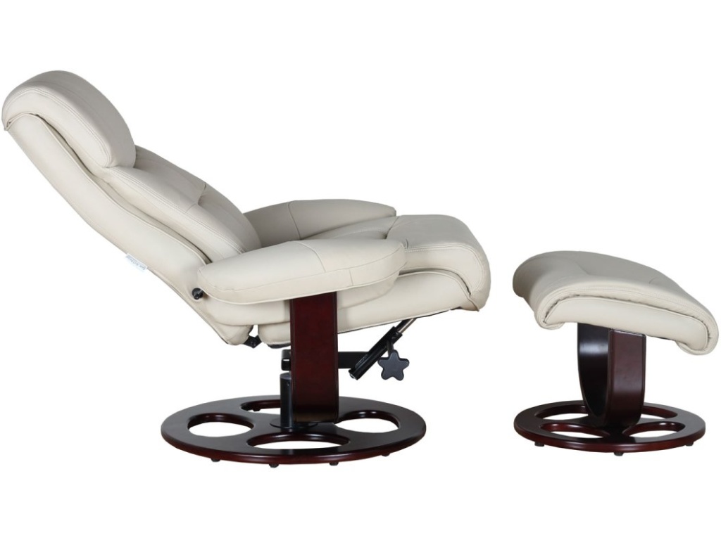 Dawson Pedestal Reclining Chair & Ottoman - image 2