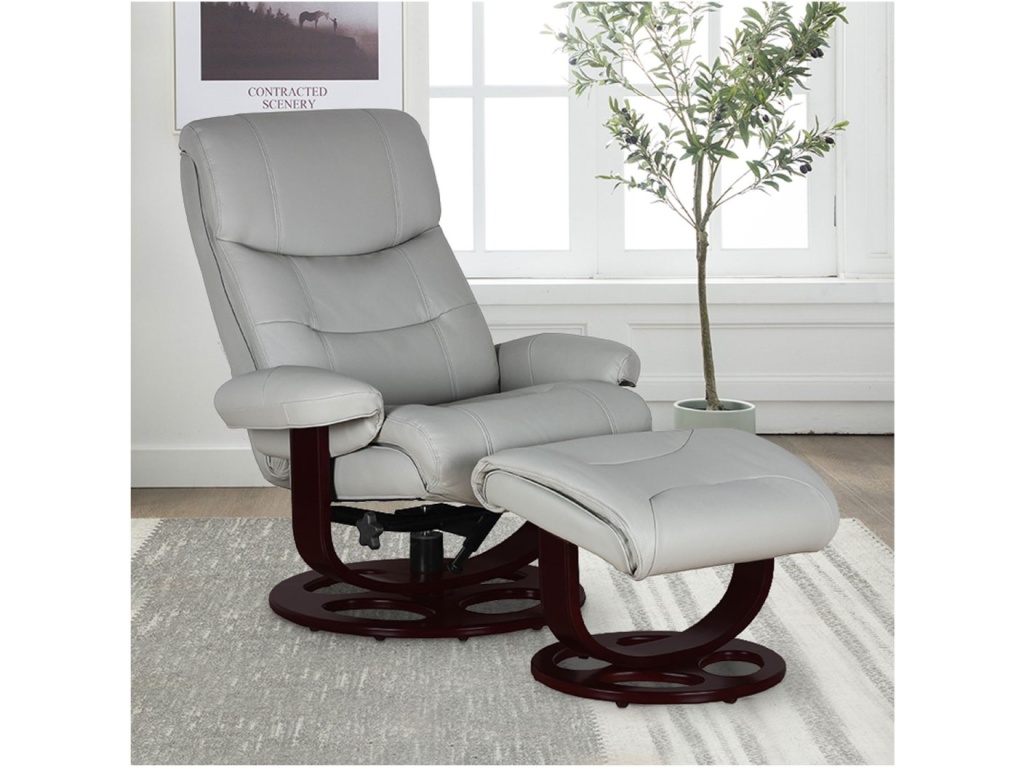 Dawson Pedestal Reclining Chair & Ottoman - image 5