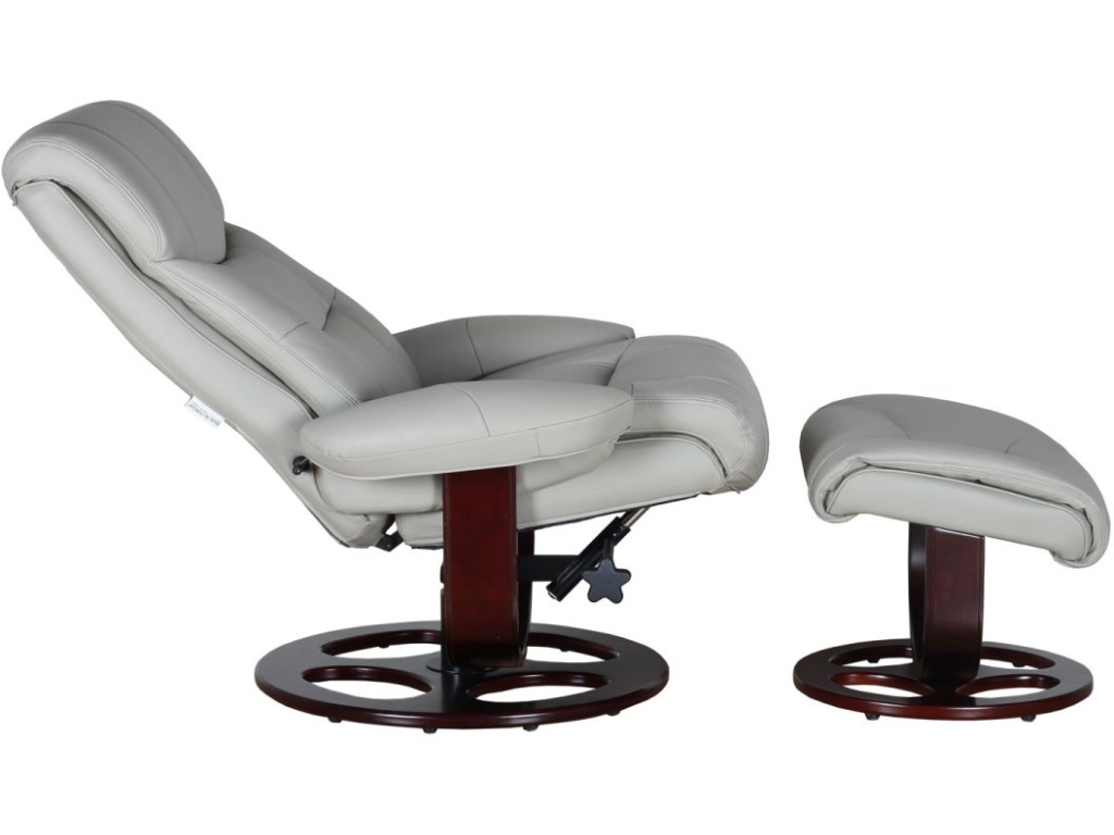 Dawson Pedestal Reclining Chair & Ottoman - image 2