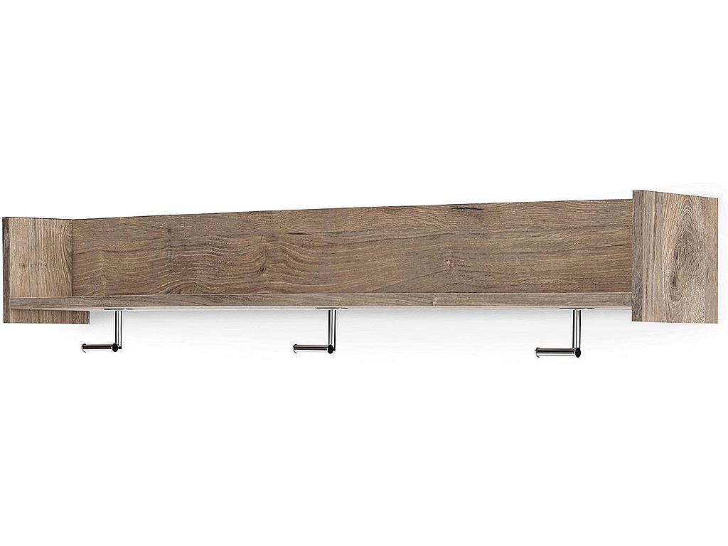 Oliah Wall Mounted Coat Rack with Shelf - image 3