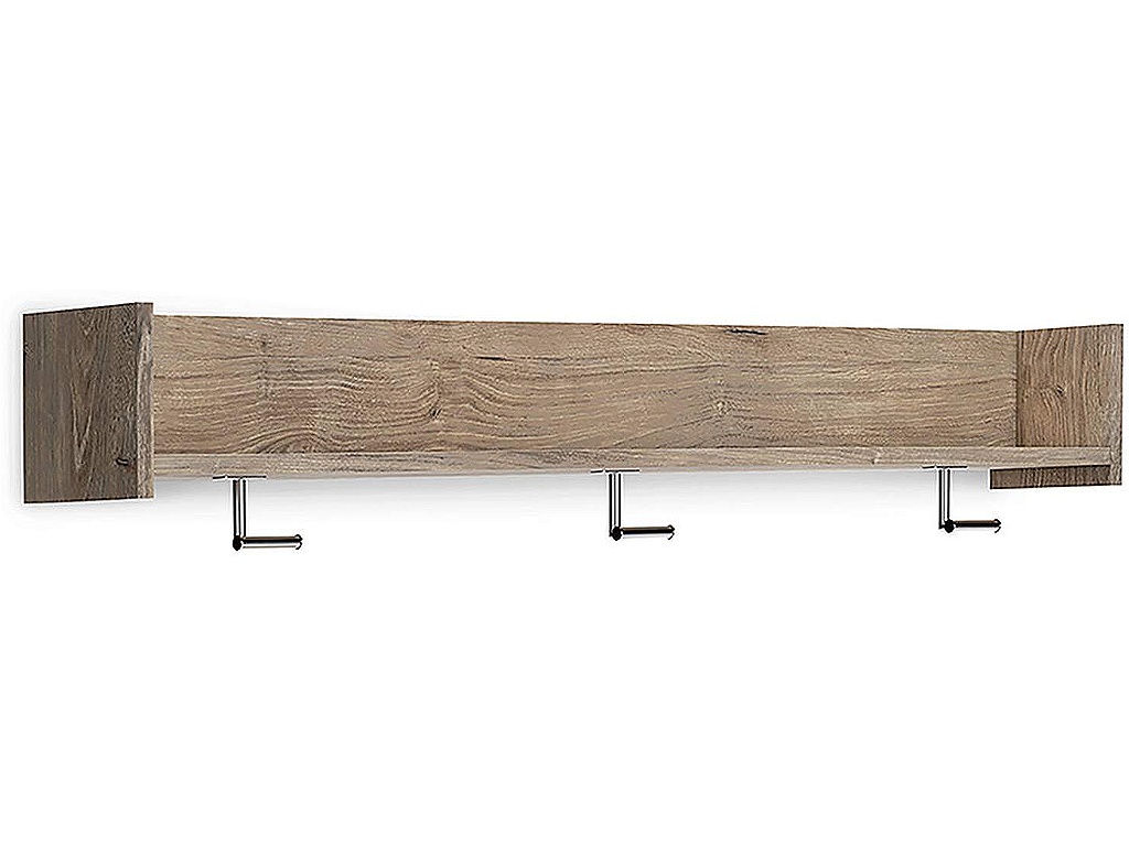 Oliah Wall Mounted Coat Rack with Shelf - main image