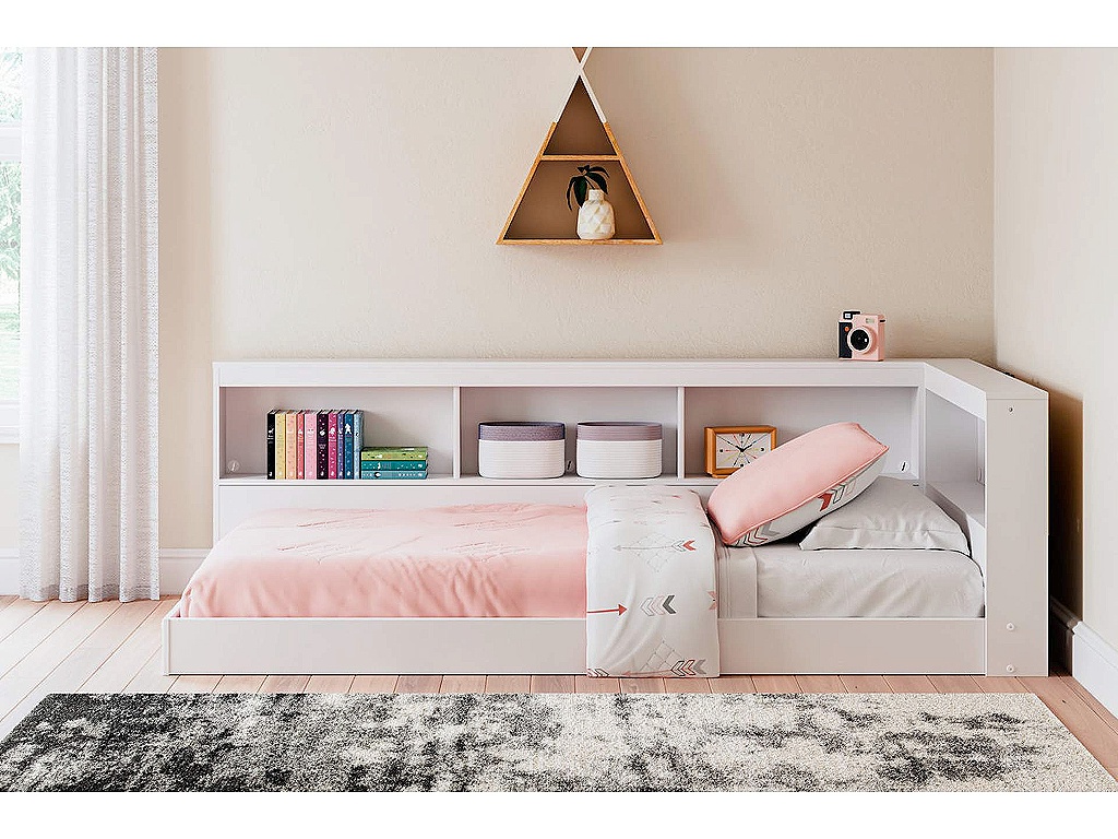 Piperton Twin Bookcase Storage Bed - image 1