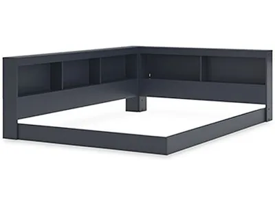 Simmenfort Full Bookcase Storage with End Panel