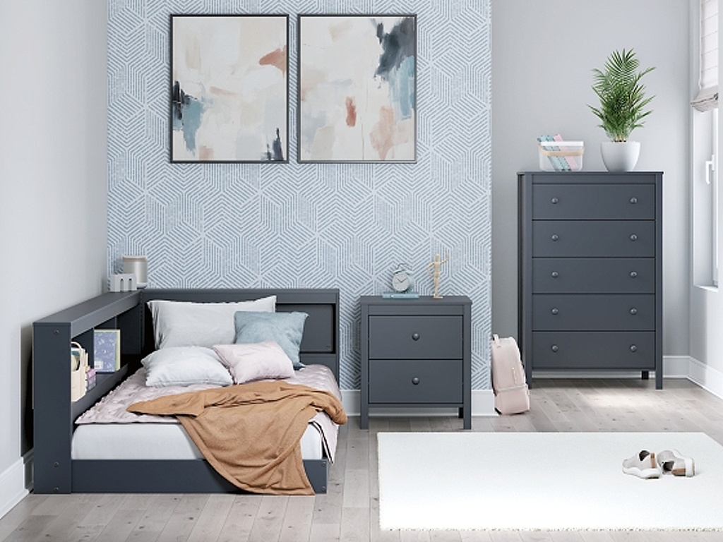 Simmenfort Twin Bookcase Storage Bed - image 9