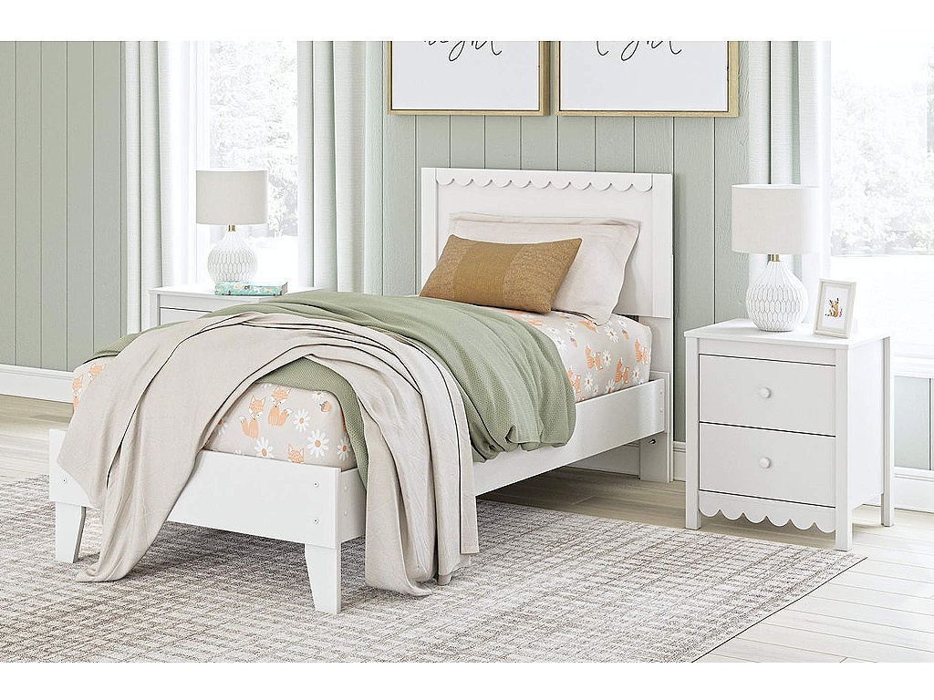 Hallityn Twin Panel Platform Bed - image 1