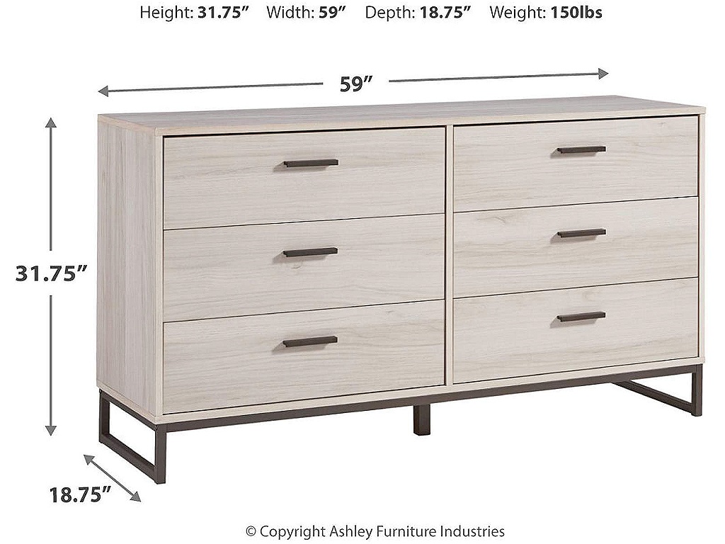 Socalle Queen Panel Platform Bed with Dresser and Nightstand - image 7