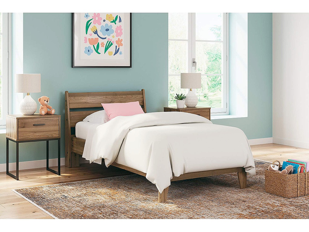 Deanlow Twin Platform Panel Bed - image 1