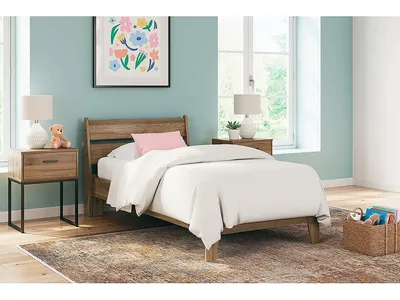 Deanlow Twin Platform Panel Bed - Alternative View