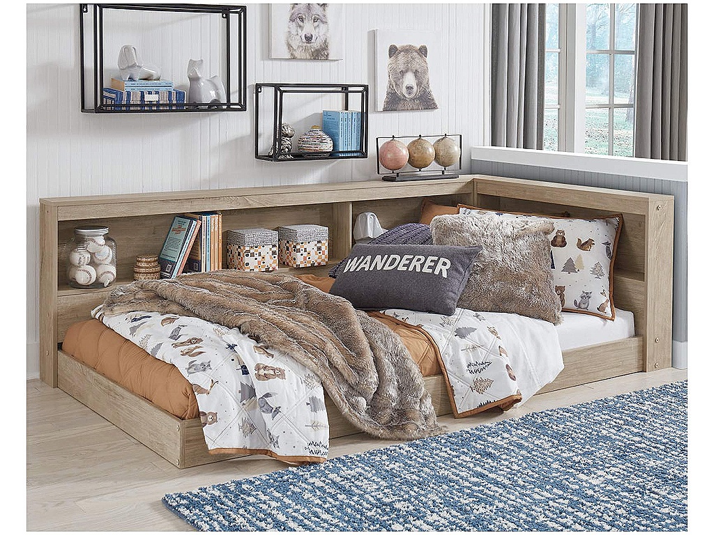 Oliah Twin Bookcase Storage Bed - image 1