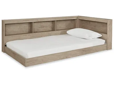 Oliah Twin Bookcase Storage Bed