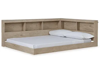 Oliah Full Bookcase Storage Bed
