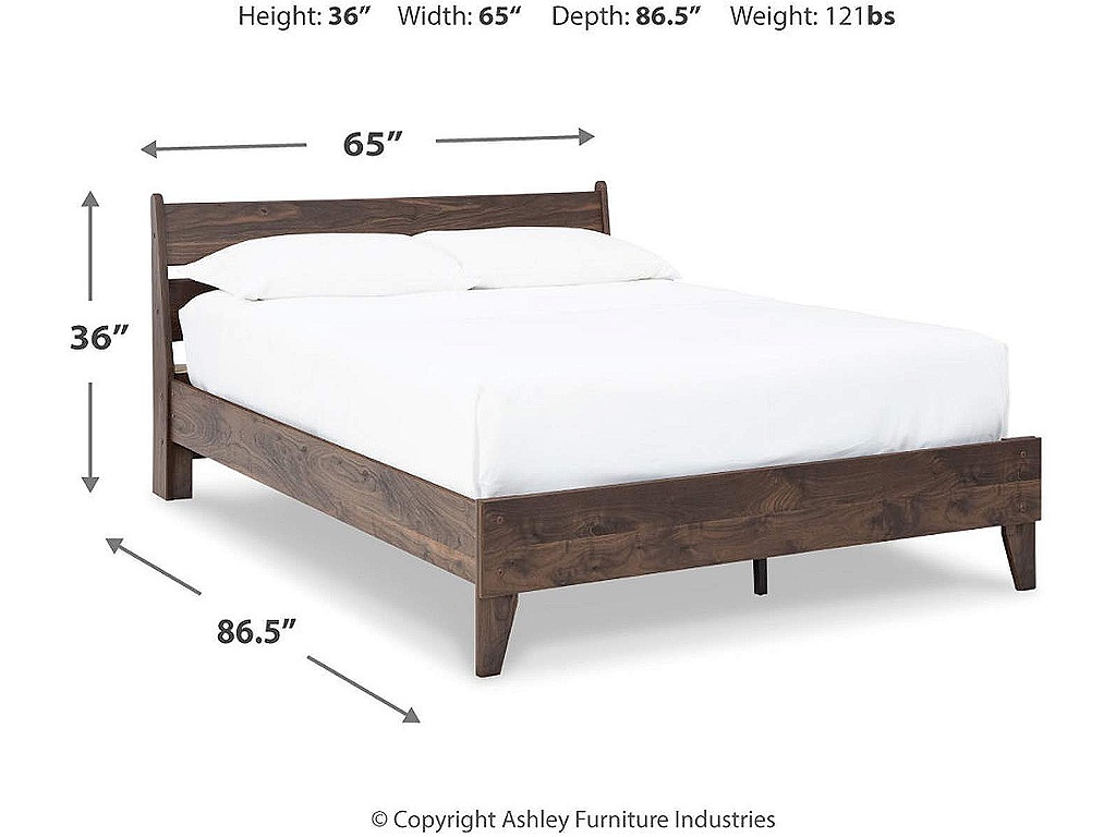 Calverson Queen Panel Platform Bed - image 8