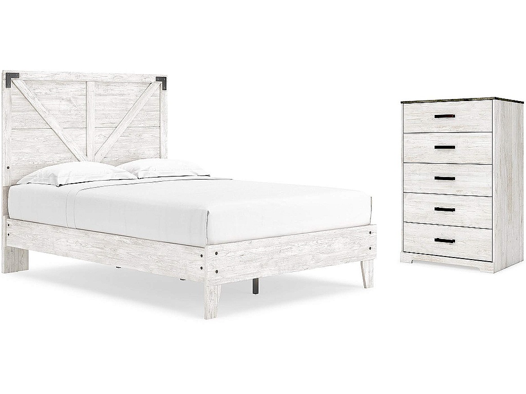 Shawburn Full Panel Bed with Chest - main image