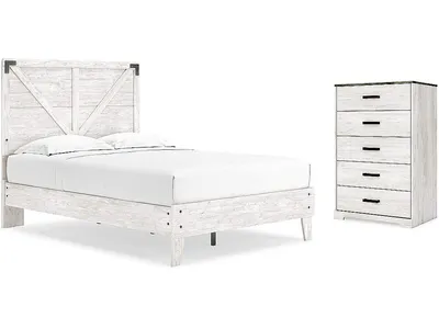 Shawburn Full Panel Bed with Chest