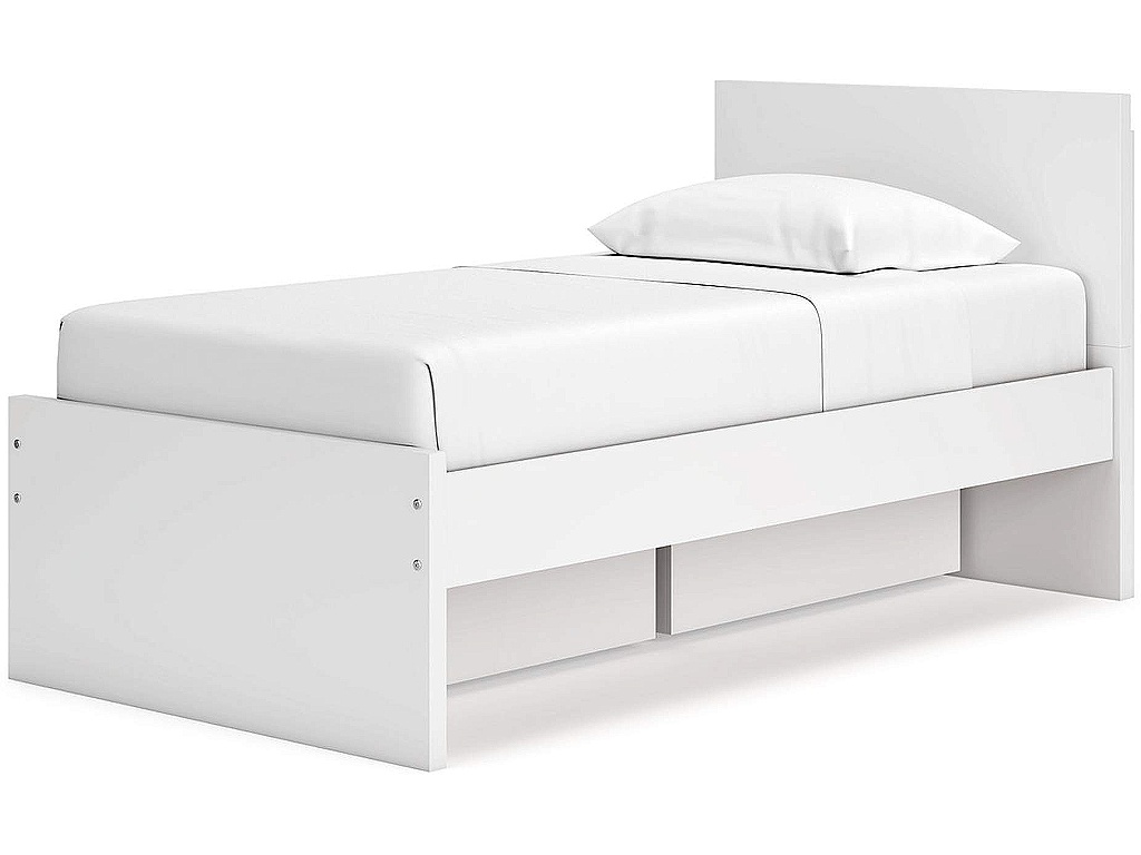 Onita Twin Panel Platform Bed with 1 Side Storage - image 3