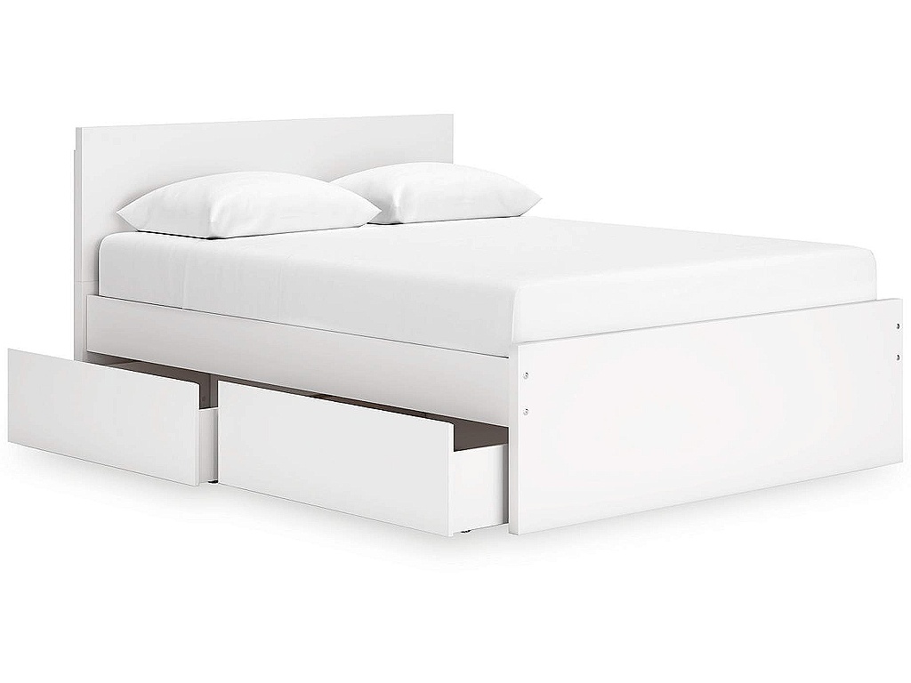 Onita Queen Panel Platform Bed with 1 Side Storage - image 3