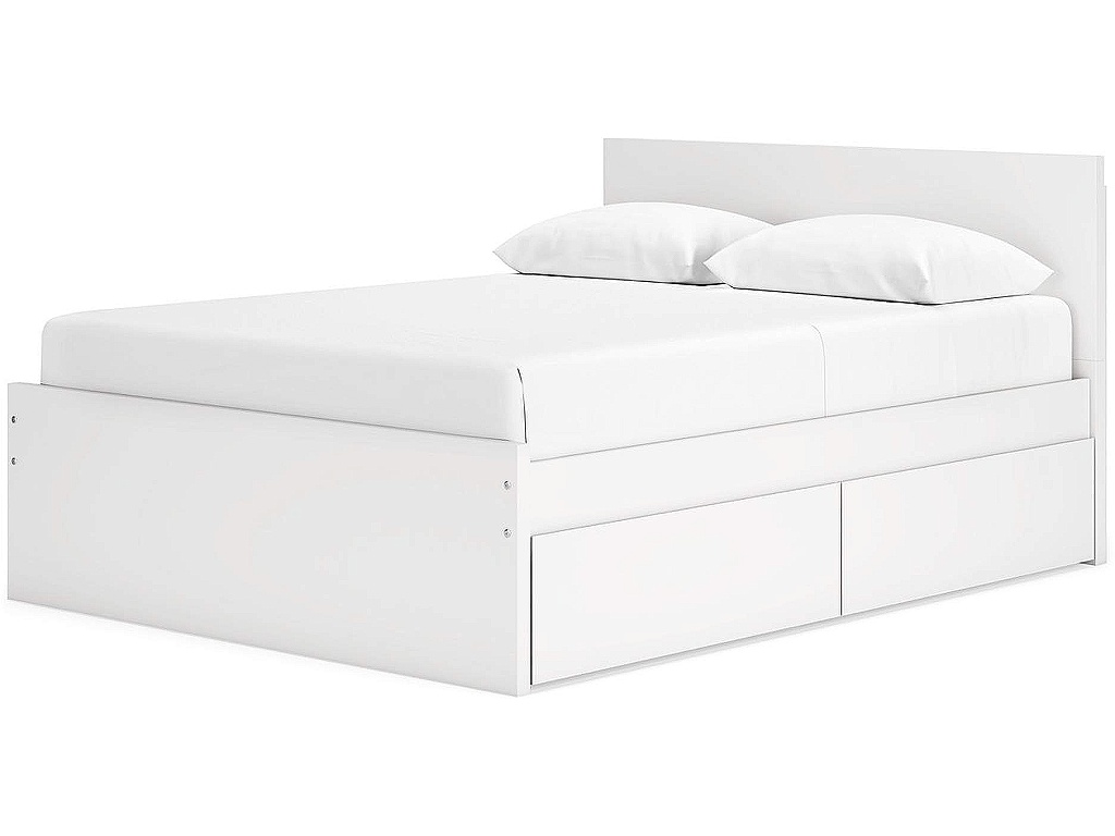 Onita Queen Panel Platform Bed with 2 Side Storage - image 3