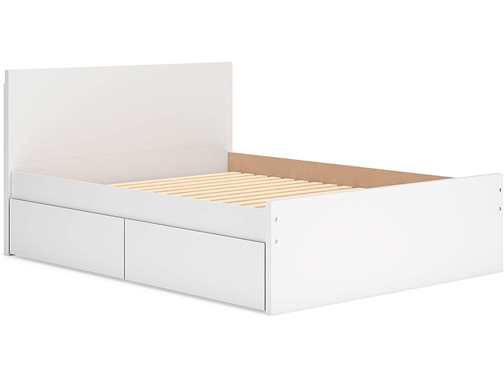 Onita Queen Panel Platform Bed with 2 Side Storage - image 2