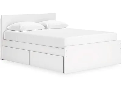 Onita Queen Panel Platform Bed with 2 Side Storage