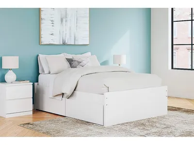 Onita Full Platform Bed with 2 Side Storage - Alternative View