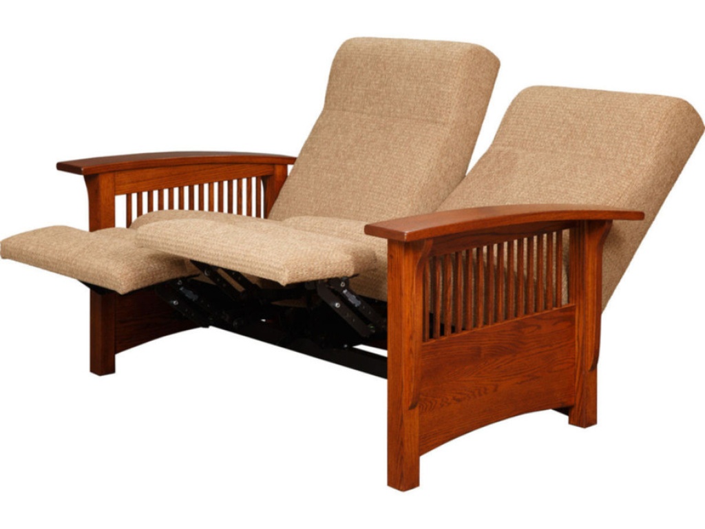 Recliner Loveseat 62 - image 3