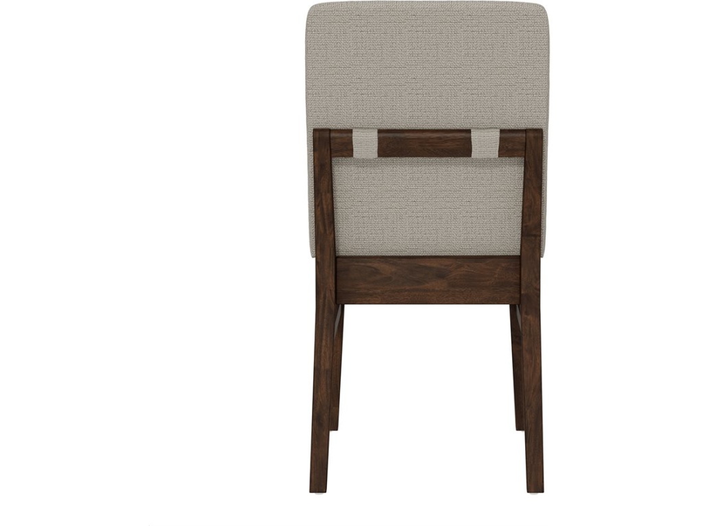 Upholstered Side Chair W /  Stretcher - image 1