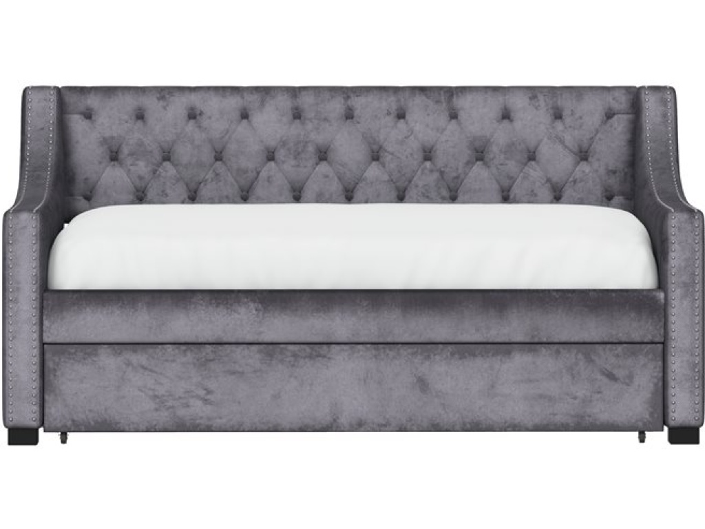 Complete Daybed W /  Trundle - Charcoal - image 2