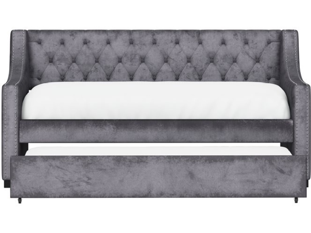 Complete Daybed W /  Trundle - Charcoal - image 3