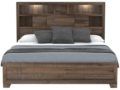 Complete King Bed - Brown - Alternative View