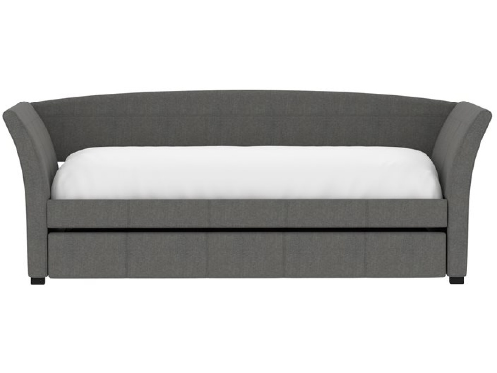 Complete Day Bed W /  Trundle - Light Gray - image 3