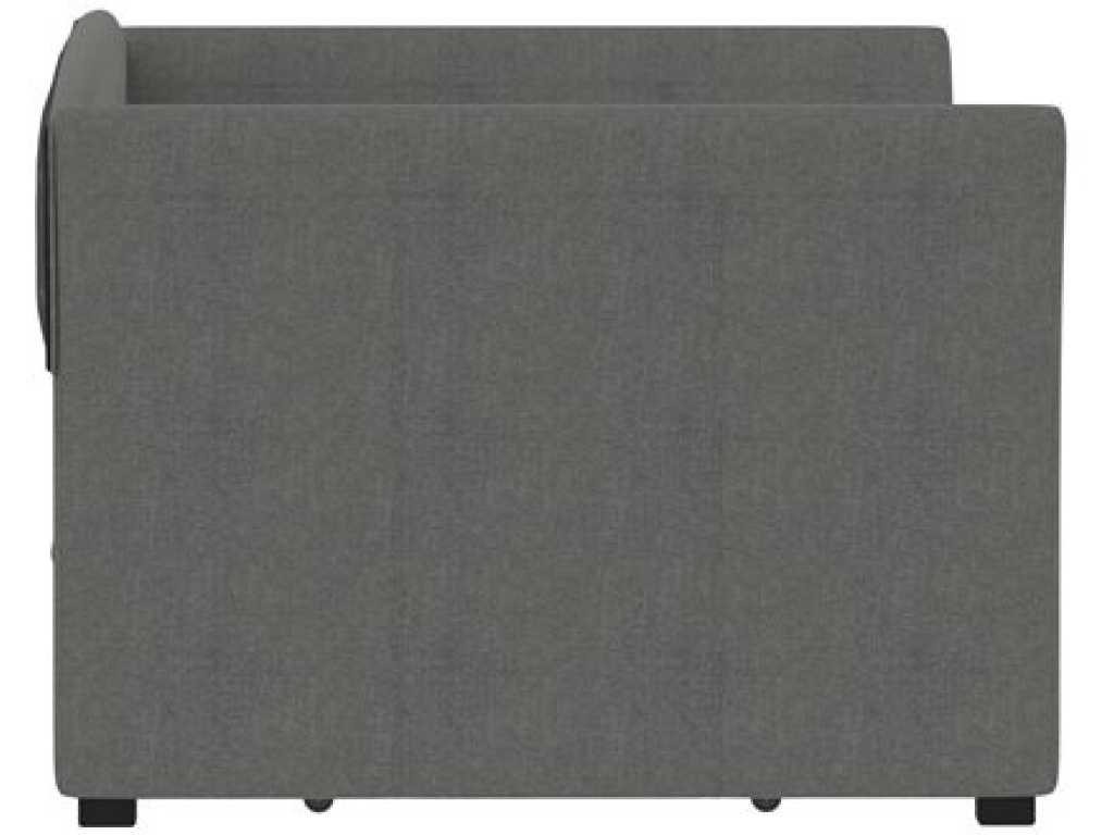 Complete Day Bed W /  Trundle - Light Gray - image 5