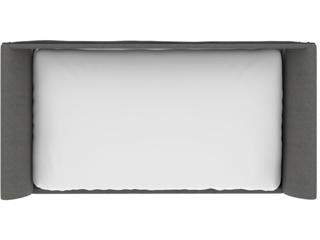 Complete Day Bed W /  Trundle - Light Gray - image 9