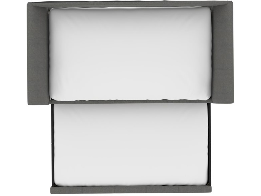 Complete Day Bed W /  Trundle - Light Gray - image 10