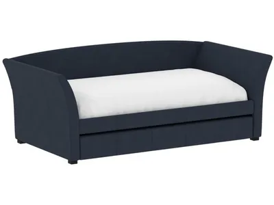 Complete Day Bed W /  Trundle - Dark Blue