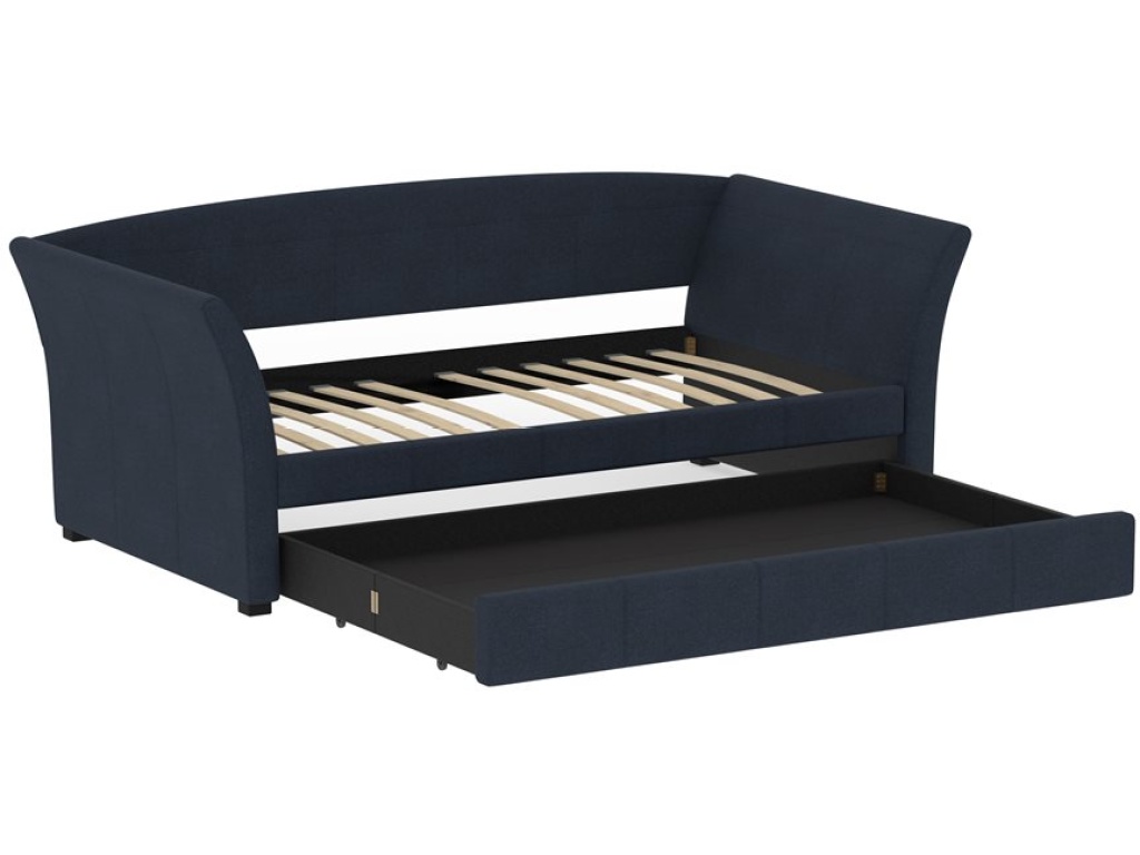 Complete Day Bed W /  Trundle - Dark Blue - image 2
