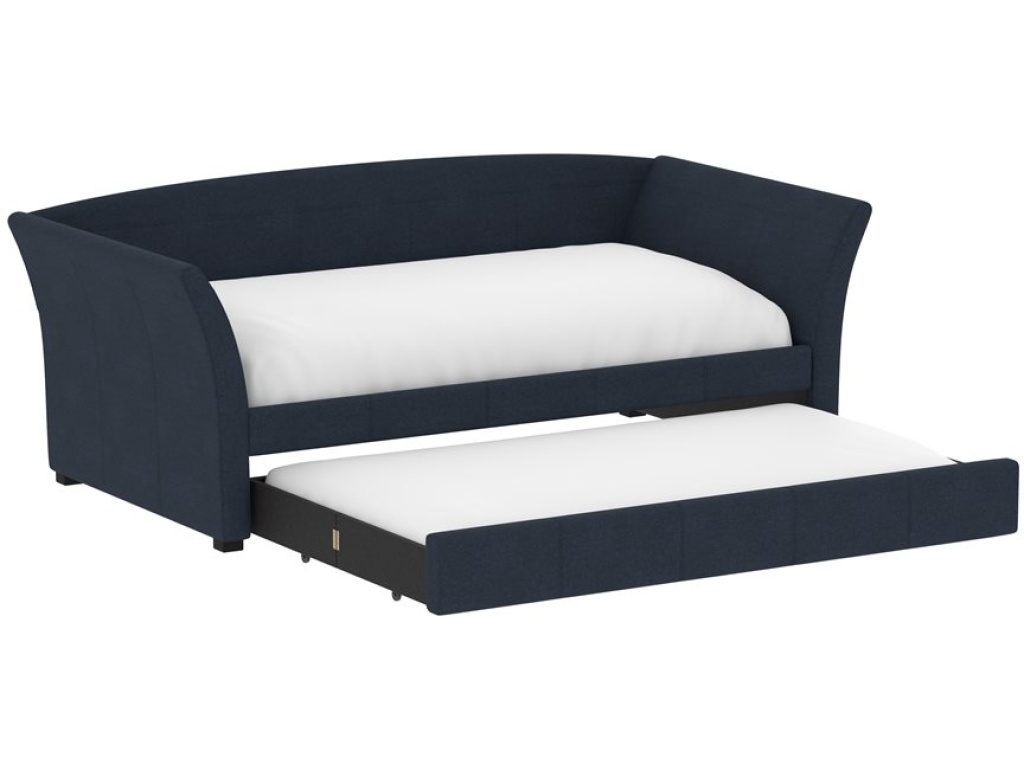 Complete Day Bed W /  Trundle - Dark Blue - image 1