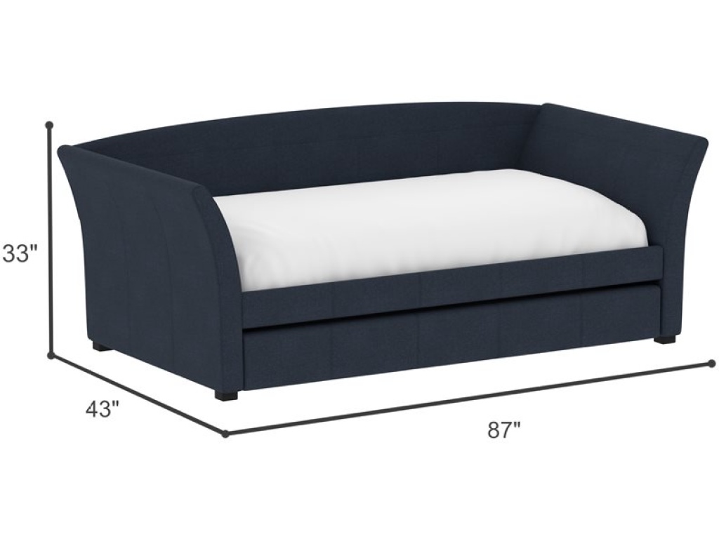 Complete Day Bed W /  Trundle - Dark Blue - image 12