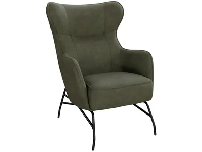 Accent Chair - Green Pu