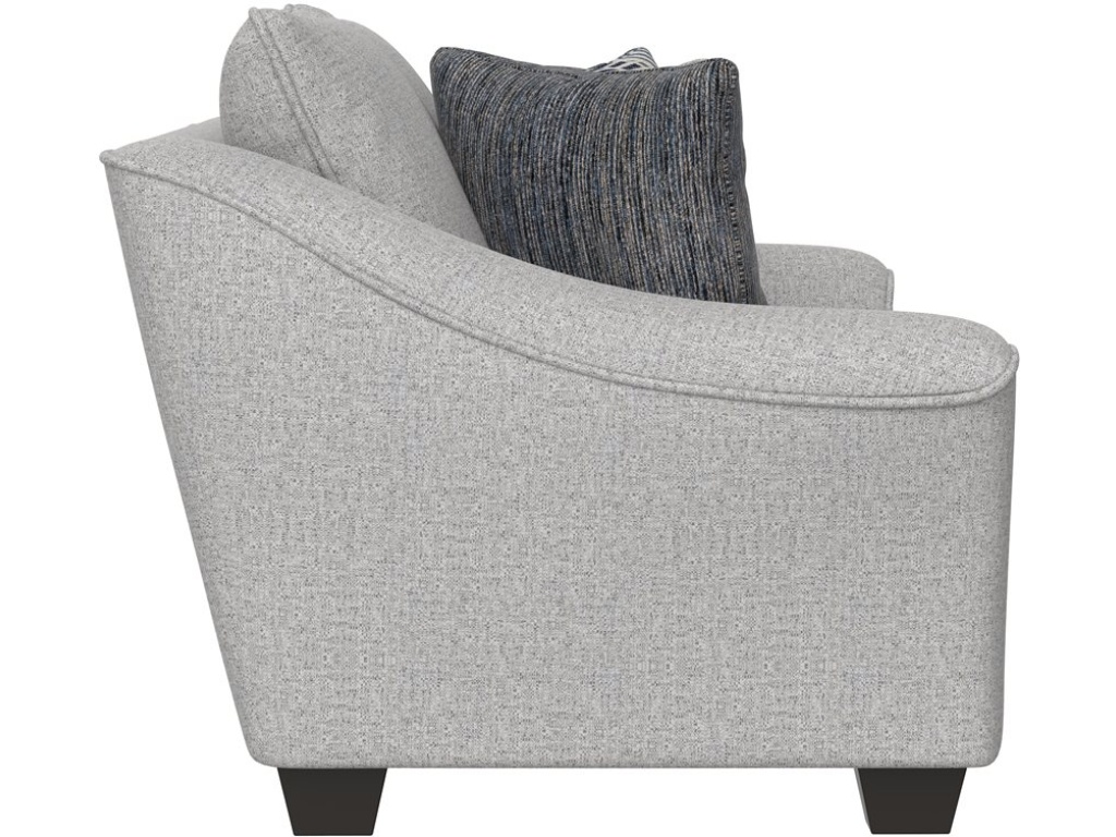 Loveseat W /  4 Pillows - Gray - image 2