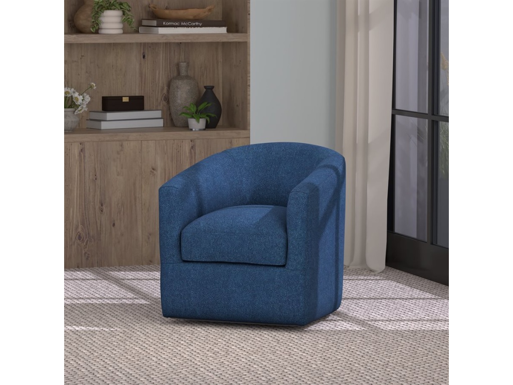 Swivel Chair - Navy Textured - image 8