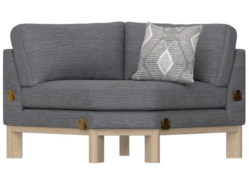Wedge W /  1 Square Pillow- Gray - image 1
