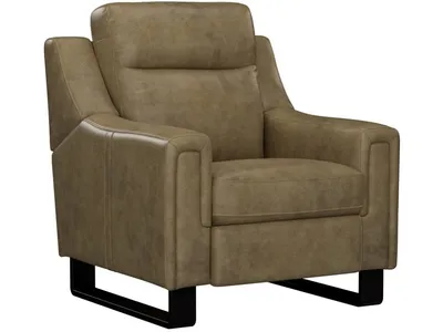 2P Recliner - Brown Leather