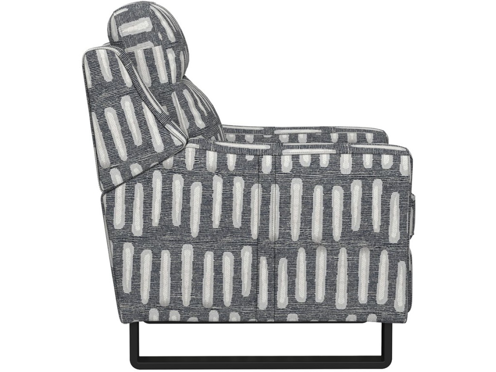 2P Recliner - Black Pattern - image 2