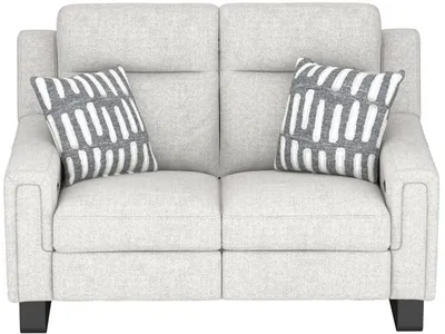2P Loveseat W /  2 Pillows - Cream - Alternative View