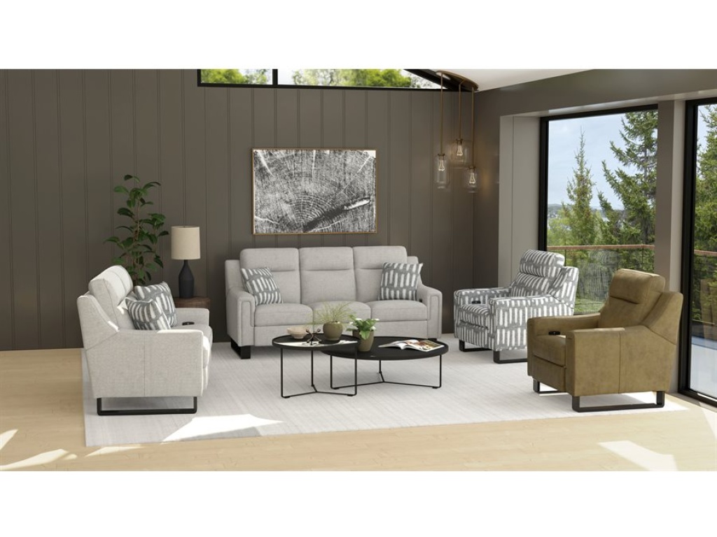 2P Recliner - Black Pattern - image 8