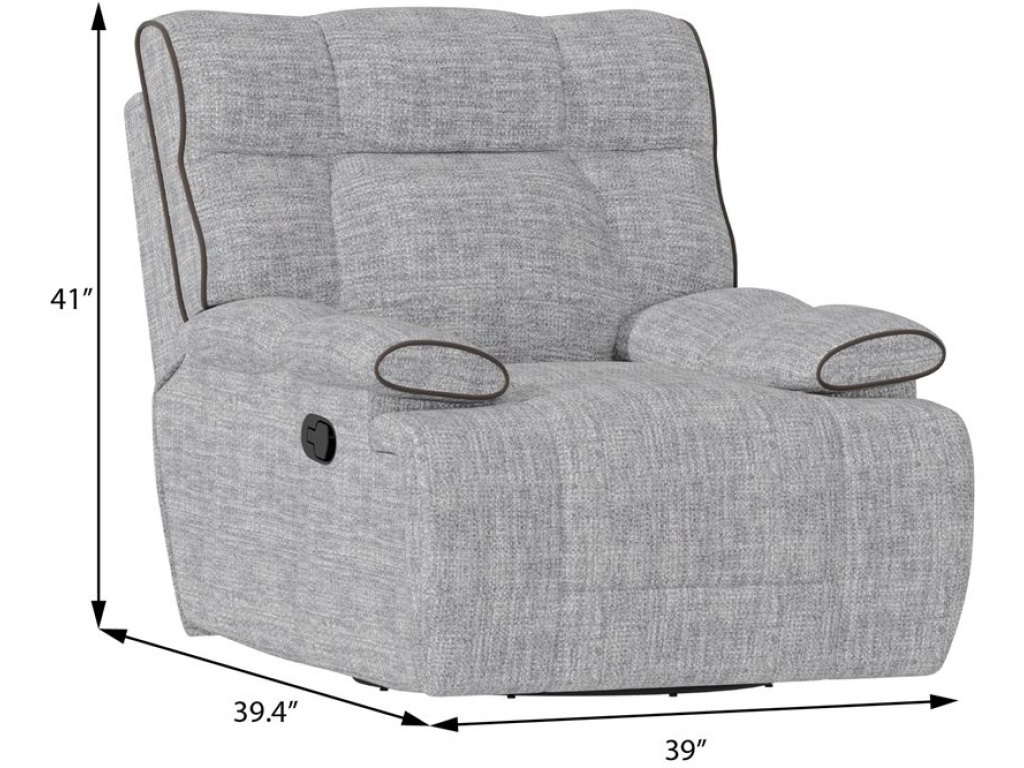 Swivel Glider Recliner - Gray - image 5