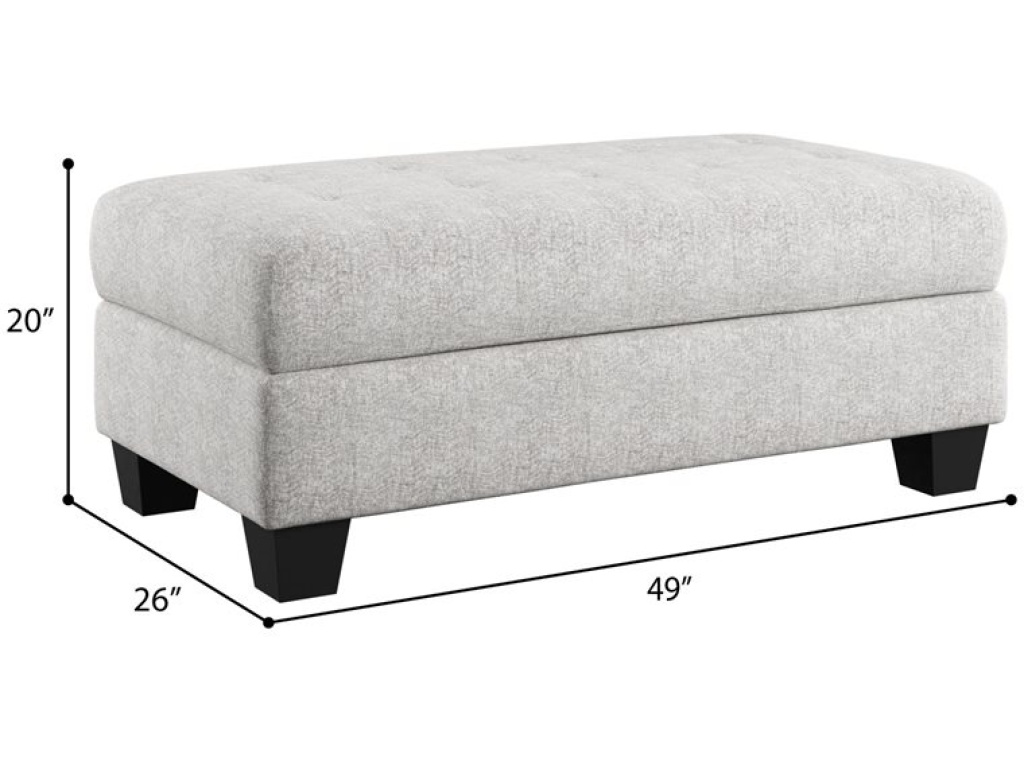Storage Ottoman - Gray - image 8