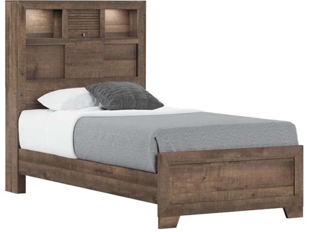 Complete Twin Bed - Brown - main image
